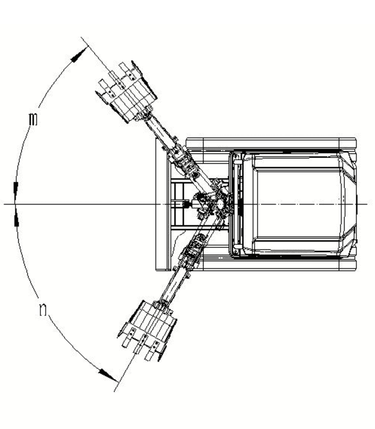 Boom offset · plan